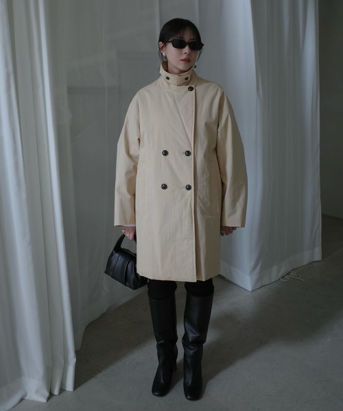 BATTING HALF COAT（その他アウター）｜MANOF（マノフ）のファッション