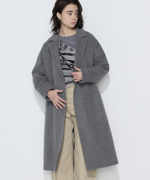 K.T KIYOKO TAKASE | リサイクルアンゴラウール ロングチェスターコート(チェスターコート)
