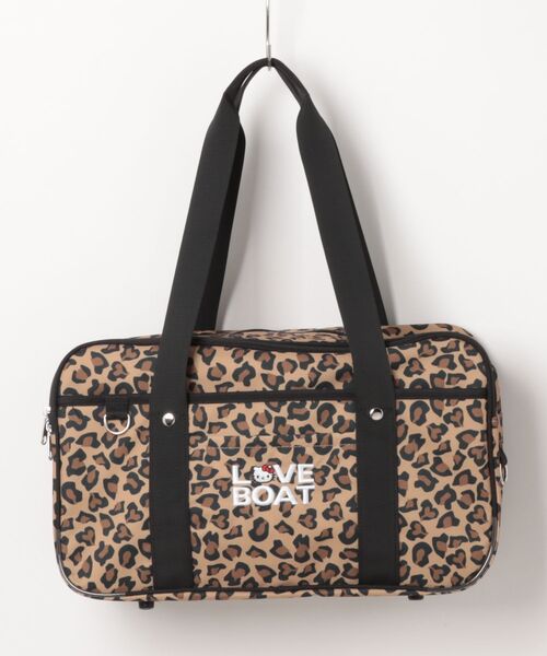 LOVE BOAT(ラブ・ボート)の「LOVEBOAT×KITTY スクールバッグ(トートバッグ・レディース・レオパード/ピンク系その他・FREE)」の8枚目の写真