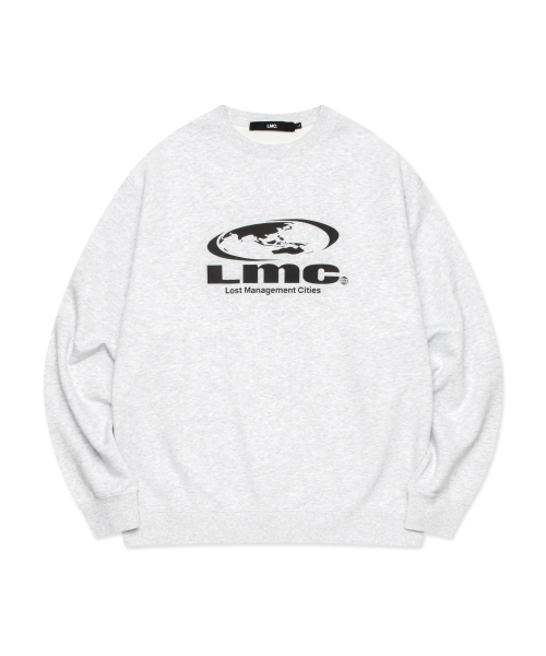 LMCの「OVAL GLOBE SWEATSHIRT light heather gray(スウェット・レディース・その他・M/L/S/XL)」の1枚目の写真