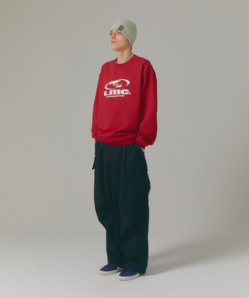 LMCの「OVAL GLOBE SWEATSHIRT light heather gray(スウェット・レディース・その他・M/L/S/XL)」の2枚目の写真