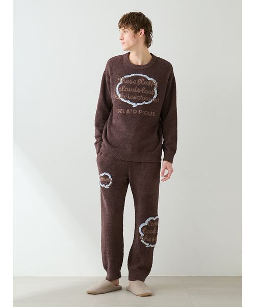 HOMME】ベビモコトークロゴプルオーバー（ルームウェア/パジャマ