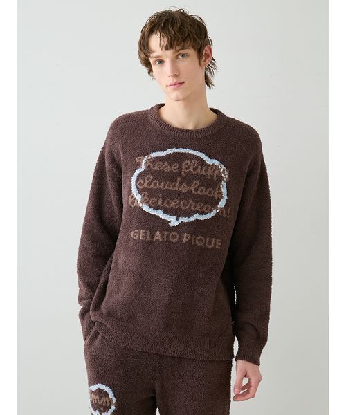 HOMME】ベビモコトークロゴプルオーバー（ルームウェア/パジャマ