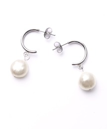 【DELI by】パールドロップミニフープピアス