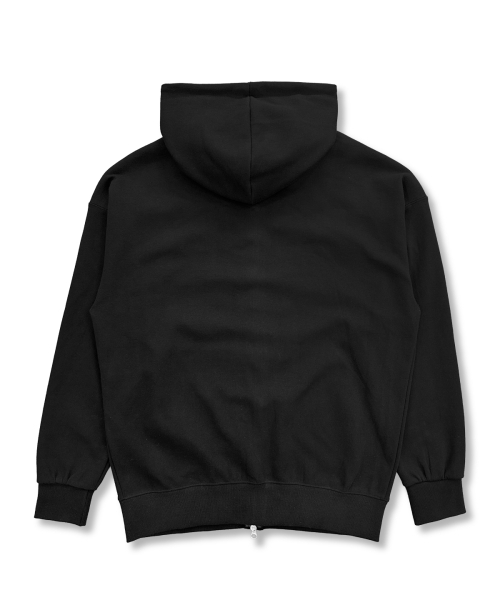 DAMISH(ダミシュ)の「1976ヴィンテージクラックツーウェイフードジップアップ_ブラック(パーカー・レディース・ブラック・SMALL/MEDIUM)」の3枚目の写真