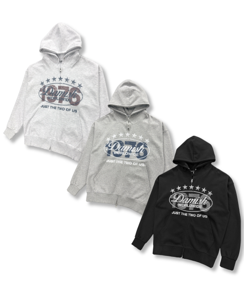 DAMISH(ダミシュ)の「1976ヴィンテージクラックツーウェイフードジップアップ_ブラック(パーカー・レディース・ブラック・SMALL/MEDIUM)」の4枚目の写真