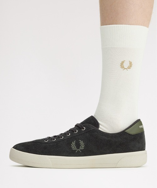 FRED PERRY(フレッドペリー)の「先行予約受付中/Tennis Shoe Suede/スウェードテニススニーカー(スニーカー・メンズ・ブラウン/グレー/ベージュ/ダークグリーン・26cm/27cm/28cm)」の6枚目の写真