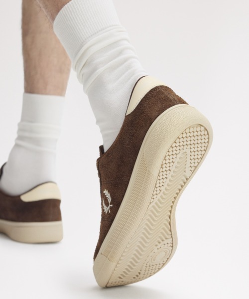 FRED PERRY(フレッドペリー)の「先行予約受付中/Tennis Shoe Suede/スウェードテニススニーカー(スニーカー・メンズ・ブラウン/グレー/ベージュ/ダークグリーン・26cm/27cm/28cm)」の16枚目の写真