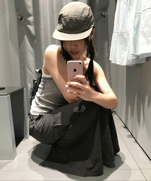 MUSINSA STANDARD WOMAN（ムシンサスタンダードウーマン）の「ウィメンズカーゴマキシスカート[ガンメタル]（スカート・レディース・その他・LARGE/MEDIUM/SMALL/X-SMALL）」の11枚目の写真