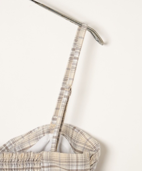 BAYFLOW（ベイフロー）の「Feels FLOWチェックキャミ（キャミソール・レディース・アイボリー/ブラック・FREE）」の19枚目の写真