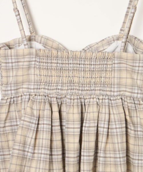 BAYFLOW（ベイフロー）の「Feels FLOWチェックキャミ（キャミソール・レディース・アイボリー/ブラック・FREE）」の20枚目の写真