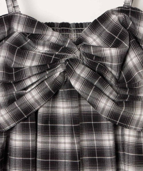 BAYFLOW（ベイフロー）の「Feels FLOWチェックキャミ（キャミソール・レディース・アイボリー/ブラック・FREE）」の22枚目の写真