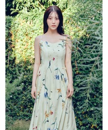 FRAY I.D | 【00サイズあり】ボタニカルアシメパターンキャミワンピース(ワンピース)