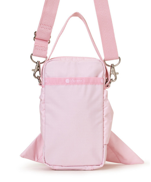 LeSportsac（レスポートサック）の「BOW MINI PHONE CROSSBODY ピンクボウズ（ショルダーバッグ・レディース・ピンク・FREE）」の7枚目の写真