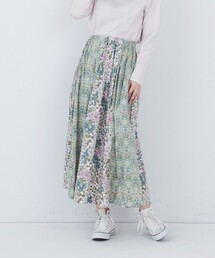 リバティプリントパッチワークスカート