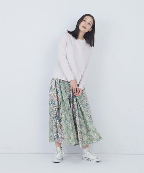 ADIEU TRISTESSE（アデュートリステス）の「リバティプリントパッチワークスカート（スカート・レディース・ベージュ系その他/ブルー系その他・38）」の14枚目の写真