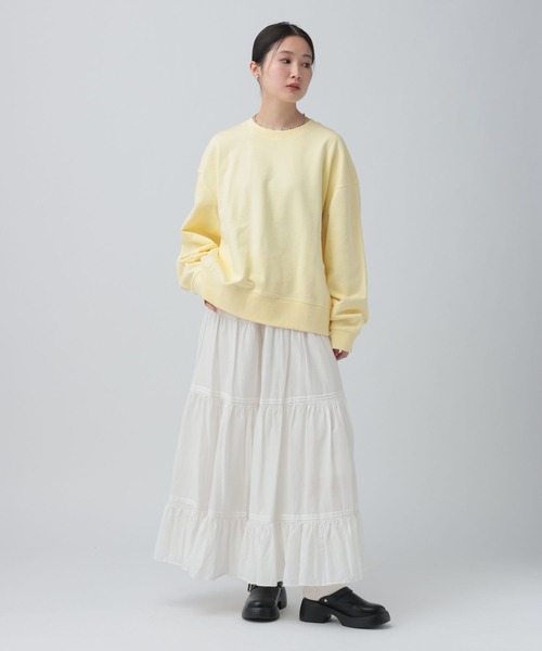 LEPSIM（レプシィム）の「CRティアードスカート　644052（スカート・レディース・ブラック/オフホワイト・FREE）」の15枚目の写真