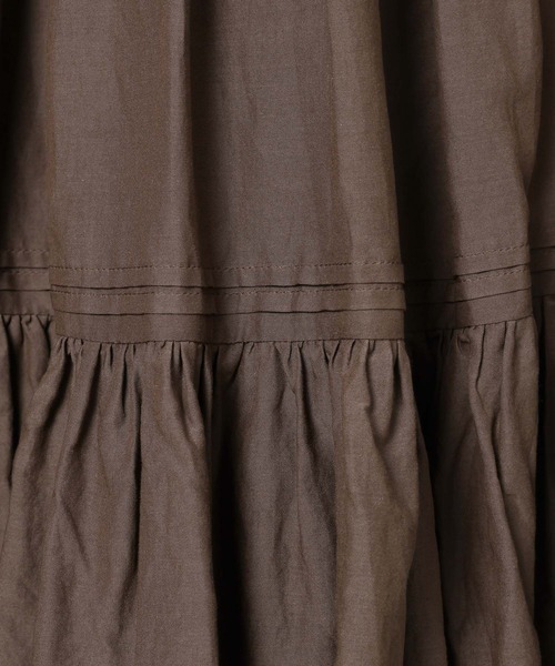 LEPSIM（レプシィム）の「CRティアードスカート　644052（スカート・レディース・ブラック/オフホワイト・FREE）」の13枚目の写真