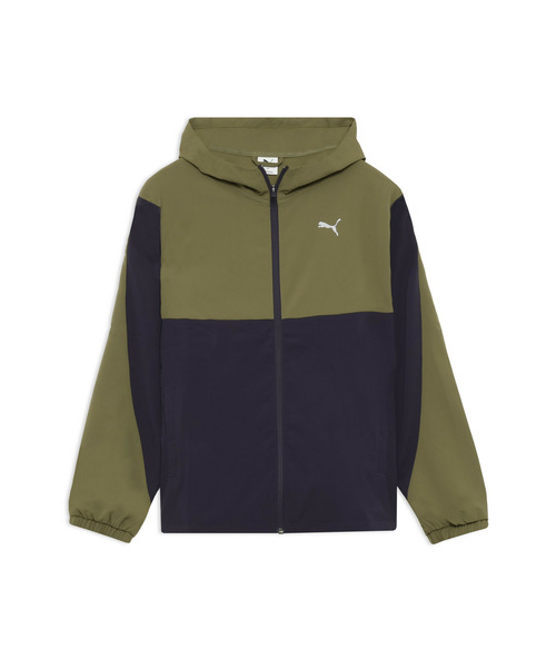 PUMA プーマ メンズ ジャンパークロスウーブンジャケット XL ライム セール】PUMA プーマ メンズ ランニング クロス ウーブンジャケット