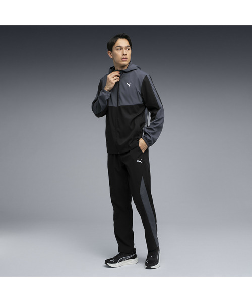 PUMA プーマ メンズ ジャンパークロスウーブンジャケット XL ライム セール】PUMA プーマ メンズ ランニング クロス ウーブンジャケット