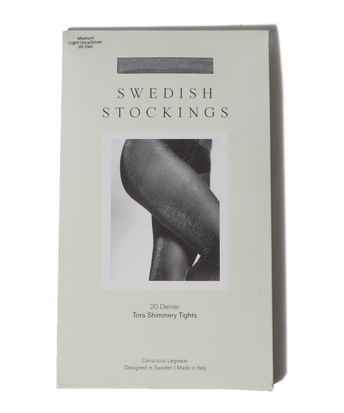 ESTNATION(エストネーション)の「SWEDISH STOCKINGS / Tora ラメタイツ(タイツ/ストッキング・レディース・シルバー・SMALL)」の4枚目の写真