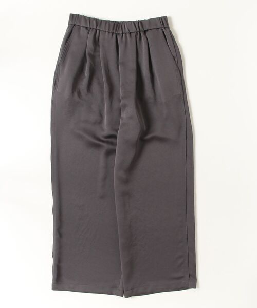 Ray BEAMS（レイビームス）の「サテンギャザーイージーPT（その他パンツ・レディース・シルバー/ダークブラウン・0）」の2枚目の写真