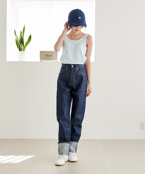 FREAK'S STORE(フリークスストア)の「LEVI'S/リーバイス LEVI'S 1950’S 701 JEANS VINTAGE CLOTHING 1950'S 701 JEANS ORGANIC RIGID(デニムパンツ・レディース・インディゴブルー・26/25/27)」の3枚目の写真