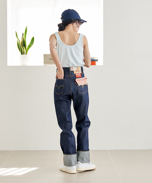 FREAK'S STORE(フリークスストア)の「LEVI'S/リーバイス LEVI'S 1950’S 701 JEANS VINTAGE CLOTHING 1950'S 701 JEANS ORGANIC RIGID(デニムパンツ・レディース・インディゴブルー・26/25/27)」の7枚目の写真