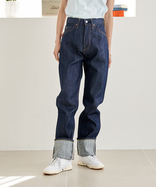 FREAK'S STORE(フリークスストア)の「LEVI'S/リーバイス LEVI'S 1950’S 701 JEANS VINTAGE CLOTHING 1950'S 701 JEANS ORGANIC RIGID(デニムパンツ・レディース・インディゴブルー・26/25/27)」の10枚目の写真