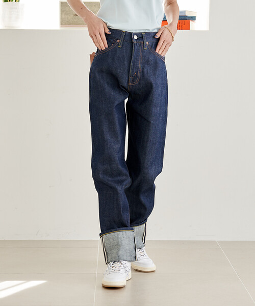FREAK'S STORE(フリークスストア)の「LEVI'S/リーバイス LEVI'S 1950’S 701 JEANS VINTAGE CLOTHING 1950'S 701 JEANS ORGANIC RIGID(デニムパンツ・レディース・インディゴブルー・26/25/27)」の11枚目の写真