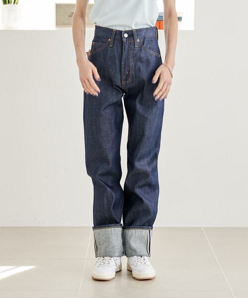 FREAK'S STORE(フリークスストア)の「LEVI'S/リーバイス LEVI'S 1950’S 701 JEANS VINTAGE CLOTHING 1950'S 701 JEANS ORGANIC RIGID(デニムパンツ・レディース・インディゴブルー・26/25/27)」の21枚目の写真