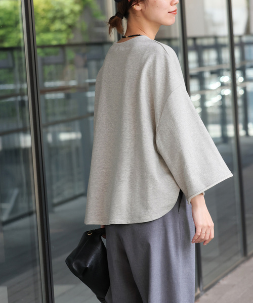 JOURNAL STANDARD relume(ジャーナルスタンダード レリューム)の「《WEB限定追加》バイオミニ裏毛ルーズプルオーバー(Tシャツ/カットソー・レディース・ブラック/チャコールグレー・FREE)」の17枚目の写真