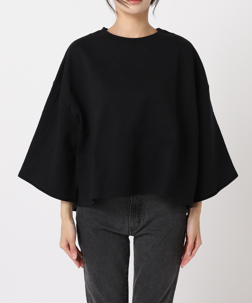 JOURNAL STANDARD relume(ジャーナルスタンダード レリューム)の「《WEB限定追加》バイオミニ裏毛ルーズプルオーバー(Tシャツ/カットソー・レディース・ブラック/チャコールグレー・FREE)」の19枚目の写真