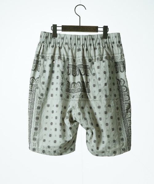 EGO TRIPPING(エゴトリッピング)の「mp14647- VINTAGEBANDANA SHORTS ショートパンツ(626653)(その他パンツ・メンズ・アイボリー/ネイビー系・33/31/29)」の16枚目の写真