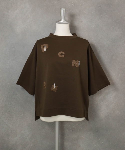 STUDIO PICONE(スタジオピッコーネ)の「オーガンジー刺繍UVプルオーバー(Tシャツ/カットソー・レディース・ホワイト/ライトグリーン/ブラウン/ライトパープル・LL/L/M)」の21枚目の写真
