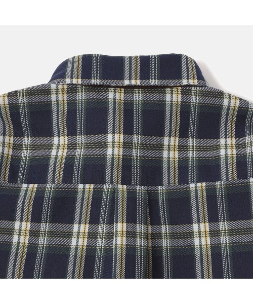 Timberland（ティンバーランド）の「【TOKYO DESIGN COLLECTIVE】ヤーン ダイ プレイド 長袖 シャツ ユニセックス（シャツ/ブラウス・メンズ・ダークラベンダー・LARGE/MEDIUM/SMALL/X-LARGE/XX-LARGE）」の5枚目の写真