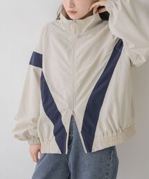 RETRO GIRL（レトロガール）の「配色ラインナイロンBZ（ナイロンジャケット）」