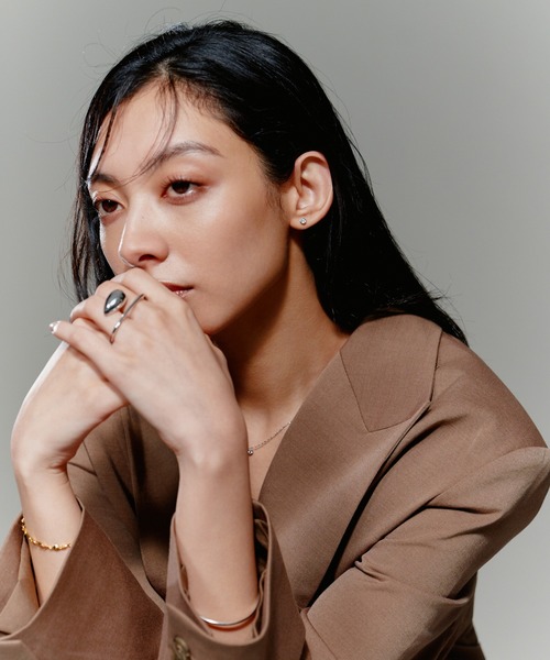 novice（ノーヴィス）の「【novice】CZ Drop Pierce［Silver925］（ピアス（両耳用）・レディース・シルバー・FREE）」の2枚目の写真
