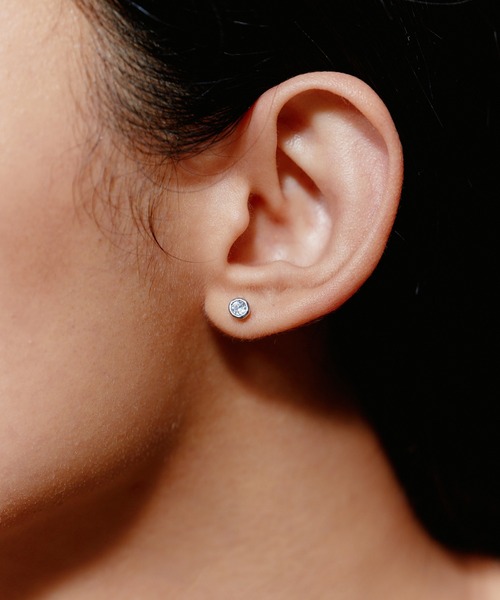 novice（ノーヴィス）の「【novice】CZ Drop Pierce［Silver925］（ピアス（両耳用）・レディース・シルバー・FREE）」の3枚目の写真