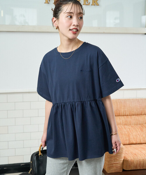 売約済み今季RCS×Championチュニックワンピース ブラック フリーサイズ FREAK'S STORE（フリークスストア） ワンピース 限定展開 Champion