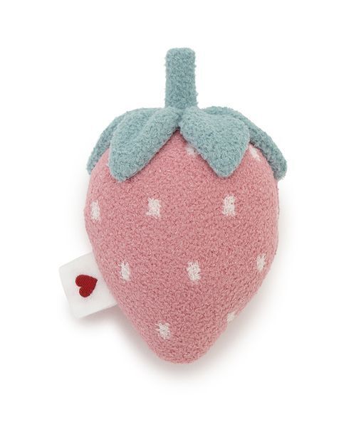 gelato pique（ジェラートピケ）の「【BABY】エアリーモコストロベリーラトル（その他ベビー用品・キッズ・ピンク・F）」の3枚目の写真