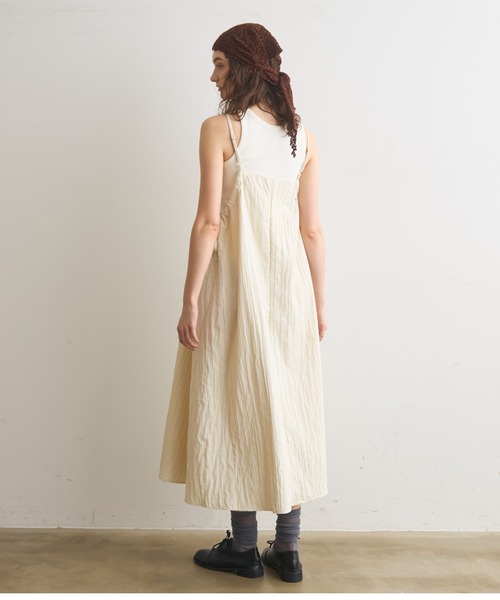 Crisp（クリスプ）の「サイドリボンステッチキャミワンピース（ワンピース・レディース・グレー/アイボリー・FREE）」の22枚目の写真