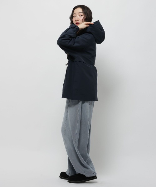 niko and...（ニコアンド）の「ヨーク付きマウンテンパーカ（マウンテンパーカー・レディース・ベージュ/ネイビー・FREE）」の11枚目の写真