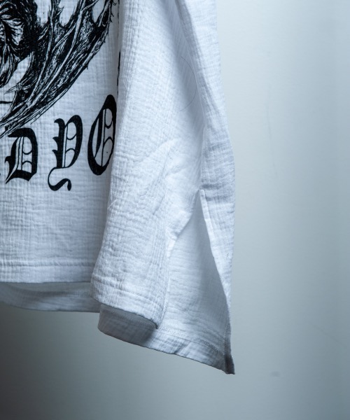 BACKSTAGE PASS（バックステージパス）の「DUALITY(デュアリティー)ロゴプリント オーバーサイズ ロンT（Tシャツ/カットソー・メンズ・ブラック/ホワイト・FREE）」の10枚目の写真