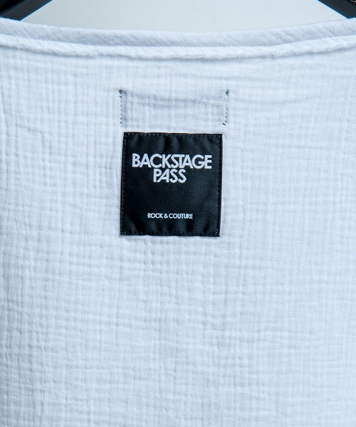 BACKSTAGE PASS（バックステージパス）の「DUALITY(デュアリティー)ロゴプリント オーバーサイズ ロンT（Tシャツ/カットソー・メンズ・ブラック/ホワイト・FREE）」の11枚目の写真