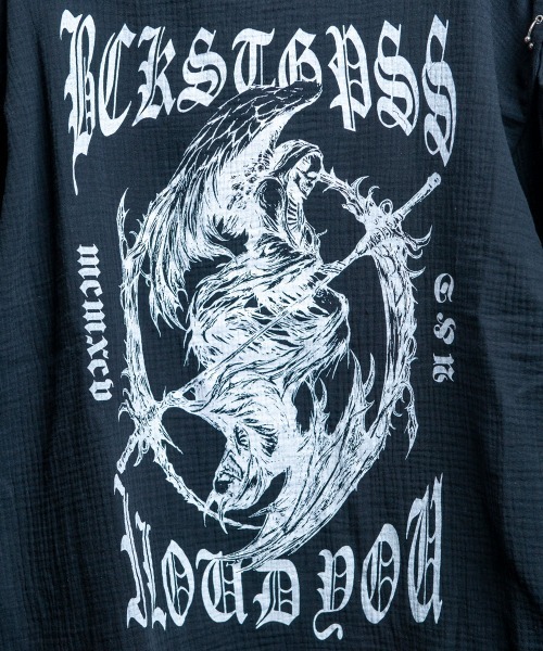 BACKSTAGE PASS（バックステージパス）の「DUALITY(デュアリティー)ロゴプリント オーバーサイズ ロンT（Tシャツ/カットソー・メンズ・ブラック/ホワイト・FREE）」の15枚目の写真