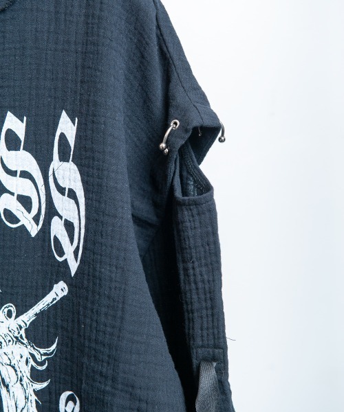BACKSTAGE PASS（バックステージパス）の「DUALITY(デュアリティー)ロゴプリント オーバーサイズ ロンT（Tシャツ/カットソー・メンズ・ブラック/ホワイト・FREE）」の17枚目の写真