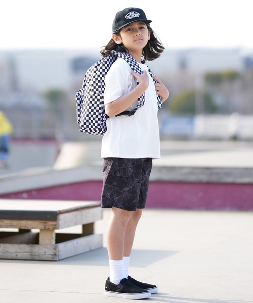 VANS(バンズ)の「VANS/バンズ OS Grom Check Bkpk キッズ バック VN000J3KY28(バックパック/リュック・キッズ・ブラック×ホワイト・ONE)」の13枚目の写真
