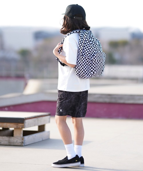 VANS(バンズ)の「VANS/バンズ OS Grom Check Bkpk キッズ バック VN000J3KY28(バックパック/リュック・キッズ・ブラック×ホワイト・ONE)」の14枚目の写真