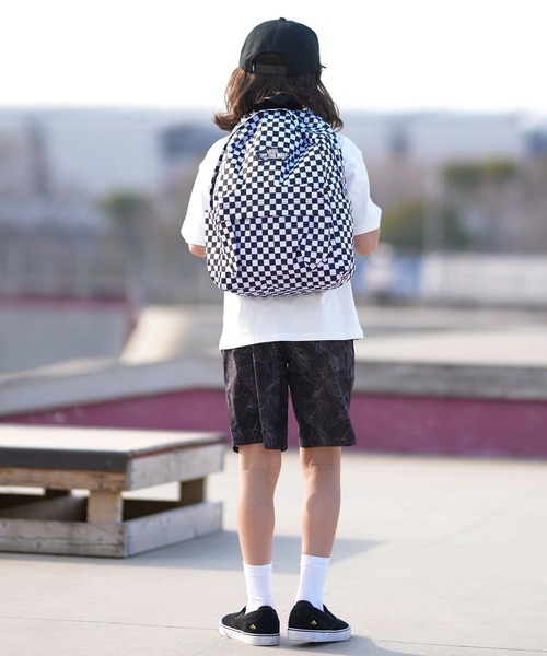 VANS(バンズ)の「VANS/バンズ OS Grom Check Bkpk キッズ バック VN000J3KY28(バックパック/リュック・キッズ・ブラック×ホワイト・ONE)」の15枚目の写真